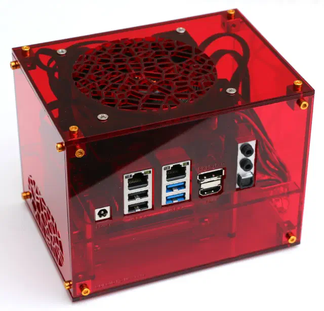 Boitier en acrylique pour NAS DIY basé sur une carte Odroid-H3